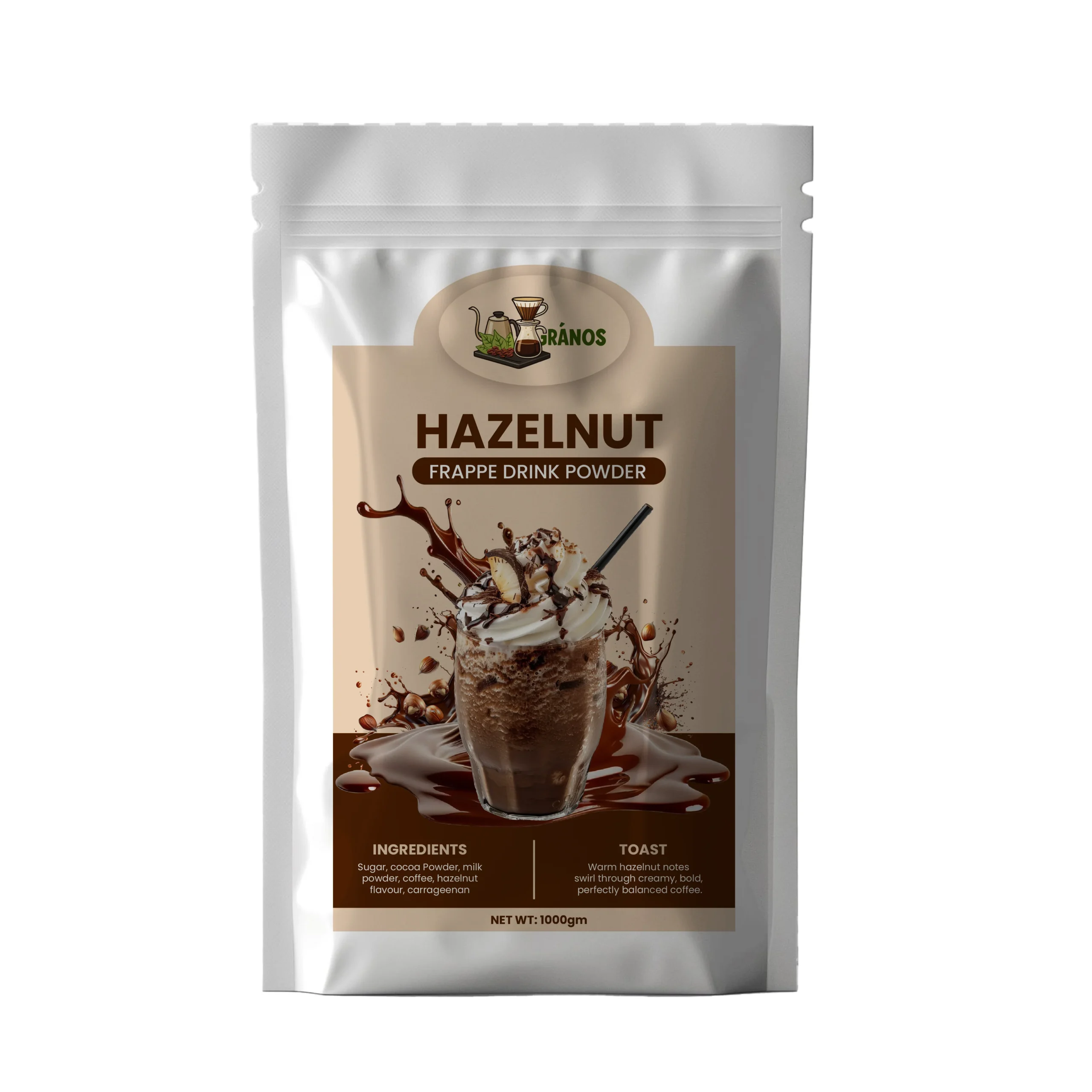 Hazelnut Frappe Drink Powder